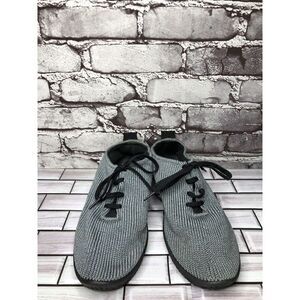 Arcopedico LS Blue Gray Knit Lace Up Oxford Walking Shoes Women Sz 41EU/10.5M US